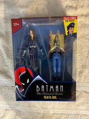 McFARLANE BATMAN THE ANIMATED SERIES BTAS TALIA AL GHUL!! RENE MONTOYA BAF Wave