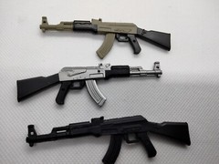 AK47 Assault Rifle 1/12 Scale Gun Weapon Action Figure Accessory Force