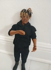 Custom1/6 scale Juice WRLD black jacket Rapper Figure 12 ” PAINTED