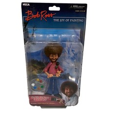 Bob Ross Joy of Painting Figure NECA Peapod w/ Palette Brush MOC