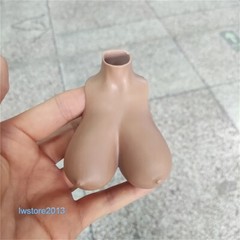 1:6 Female Suntan Normal Breast Bust Cover Model F 12” TBL Action Figure Body