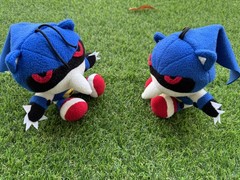 HOMEMADE Sonic the Fighters Hedgehog Metal Sonic Plush Hue Hue Hue 1995 w/ Art