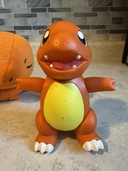 Pokemon Sleeping Charmander Exclusive 8″ Plush, And 5” 1998 Tomy Figure!