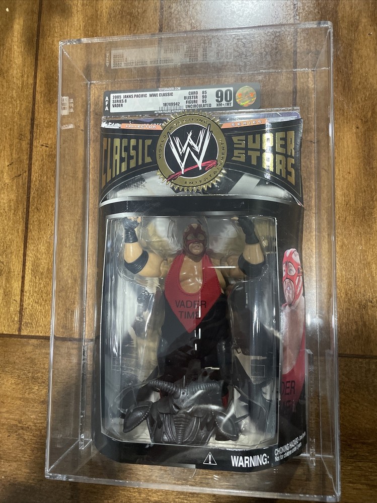 2005 Jakks Pacific Series 8 Vader AFA Graded 90 NM+/MT Uncirculated Rare