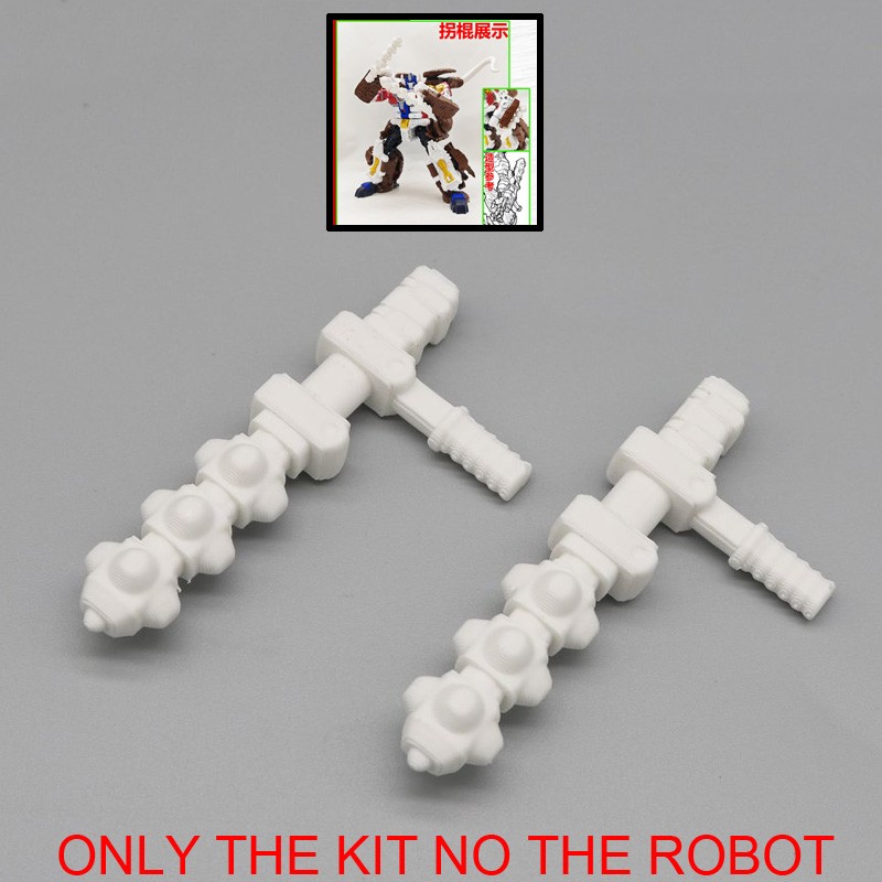 3D Printed FDM Walking Stick Upgrade Kit For AOTP MAXIMAL BIG CONVOY 115 STUDIO