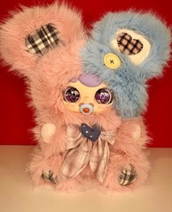 Zaza 800% Bexin Pink Blue Mouse Magnetic Pacifier Plush Doll Blind Box