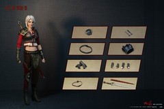 1/6 Ciri witcher Female 12″ Figure Lady of Space and Time J-002 toys Hot ❶USA❶