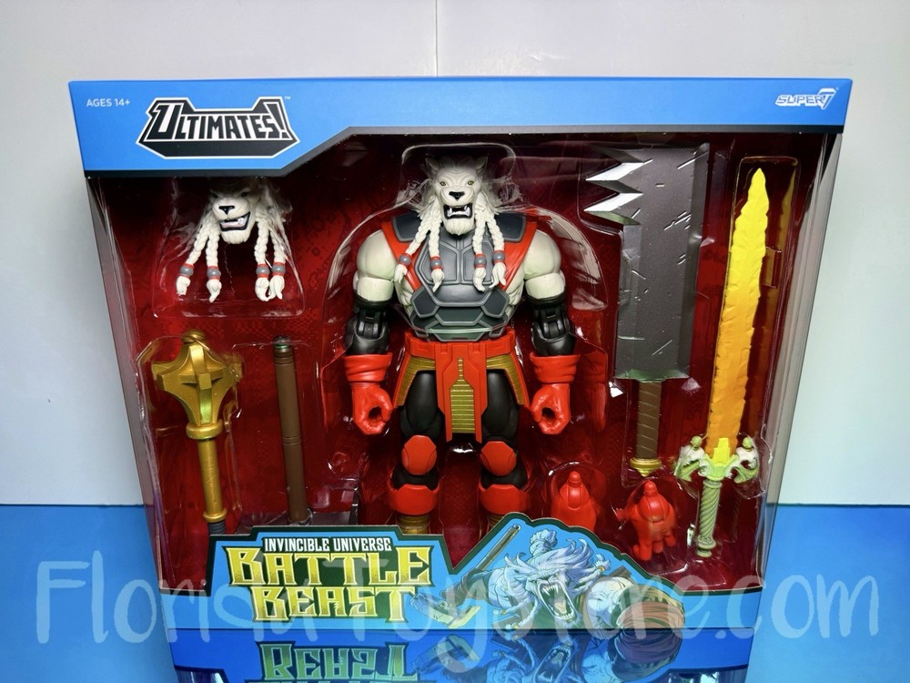 2026 SDCC Super7 Ultimates! Invincible BATTLE BEAST (Comic, Battle Ready) Figure