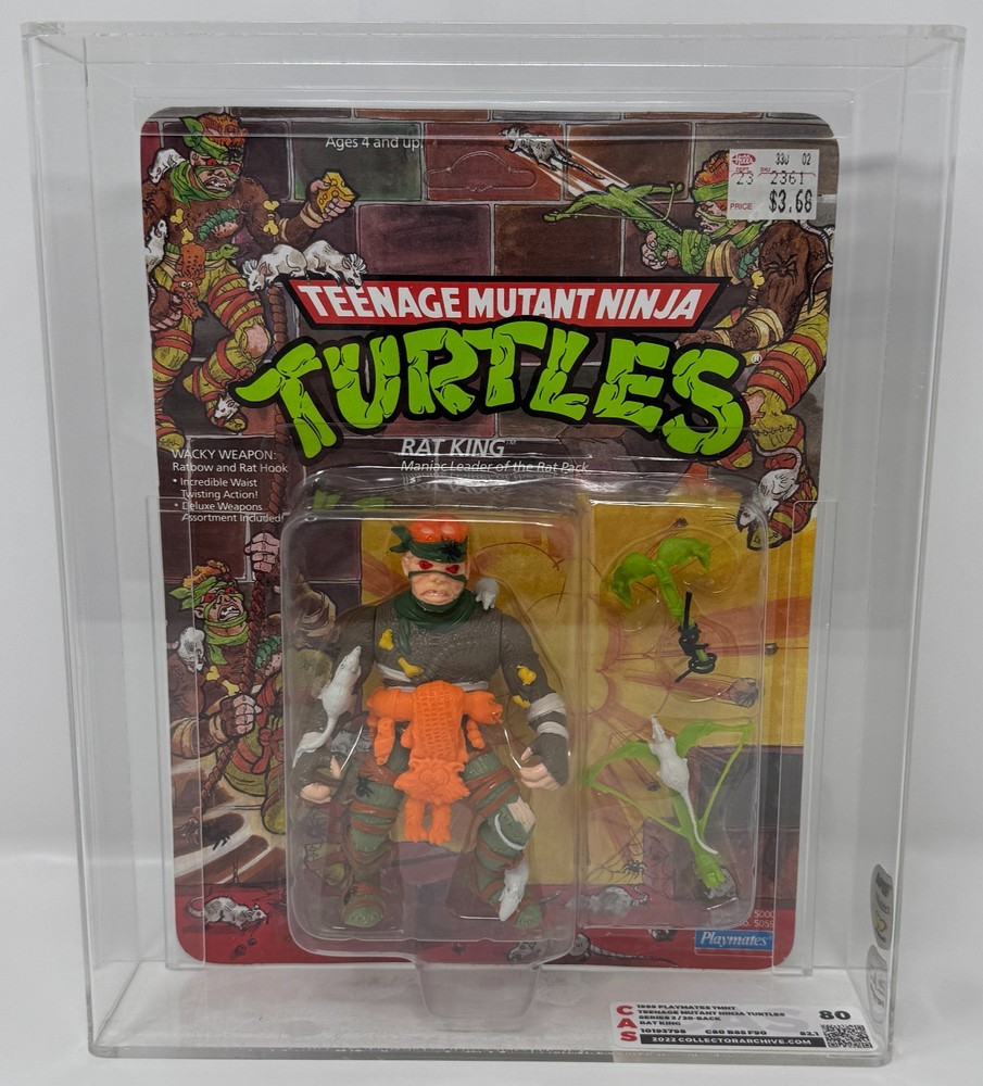 Teenage Mutant Ninja Turtles Rat King 1989 CAS 80 (C80 B85 F90) action figure