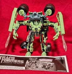 Transformers Revenge Of The Fallen Long Haul Hasbro Voyager Complete w/ Manual