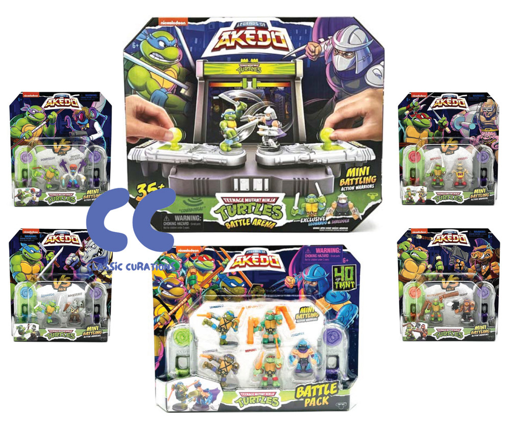 TMNT Legends of Akedo Teenage Mutant Ninja Turtles Battling Action – You Choose