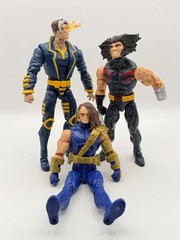 Marvel Legends LOT: NATE GREY, WOLVERINE,& CYCLOPS AOA Age Of Apocalypse 6” Figs