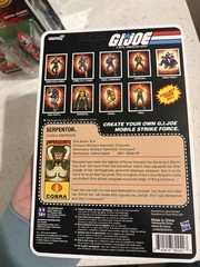 Super7 ReAction+ GI Joe Cobra Serpentor O-Ring Action Figure SDCC Exclusive New