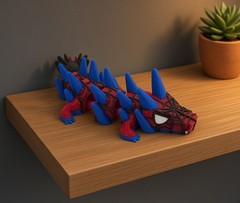 3D Printed Articulating Spider Dragon
