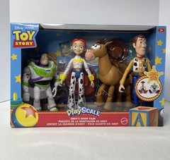 Disney Toy Story Andy’s Room 4 Figure Set Bullseye Woody Jessie Buzz Playscale
