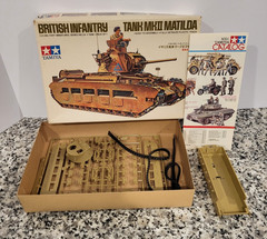 British Infantry Tank MKII Matilda 1/35 TAMIYA Model Kit MIB Parts Lot