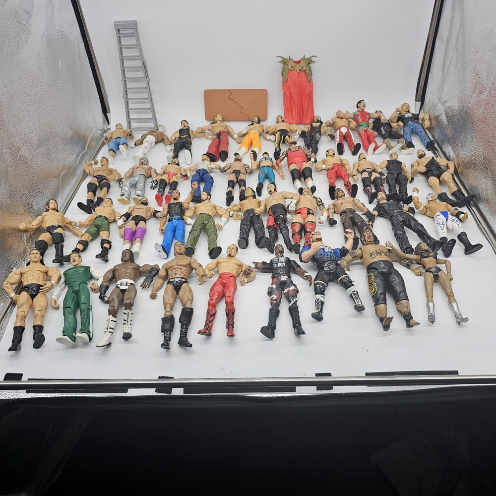 WWE Figure Lot 42 Jakks Ruthless Aggression, Mattel Elite, DX, Dudley Boyz, Diva