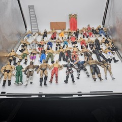 WWE Figure Lot 42 Jakks Ruthless Aggression, Mattel Elite, DX, Dudley Boyz, Diva