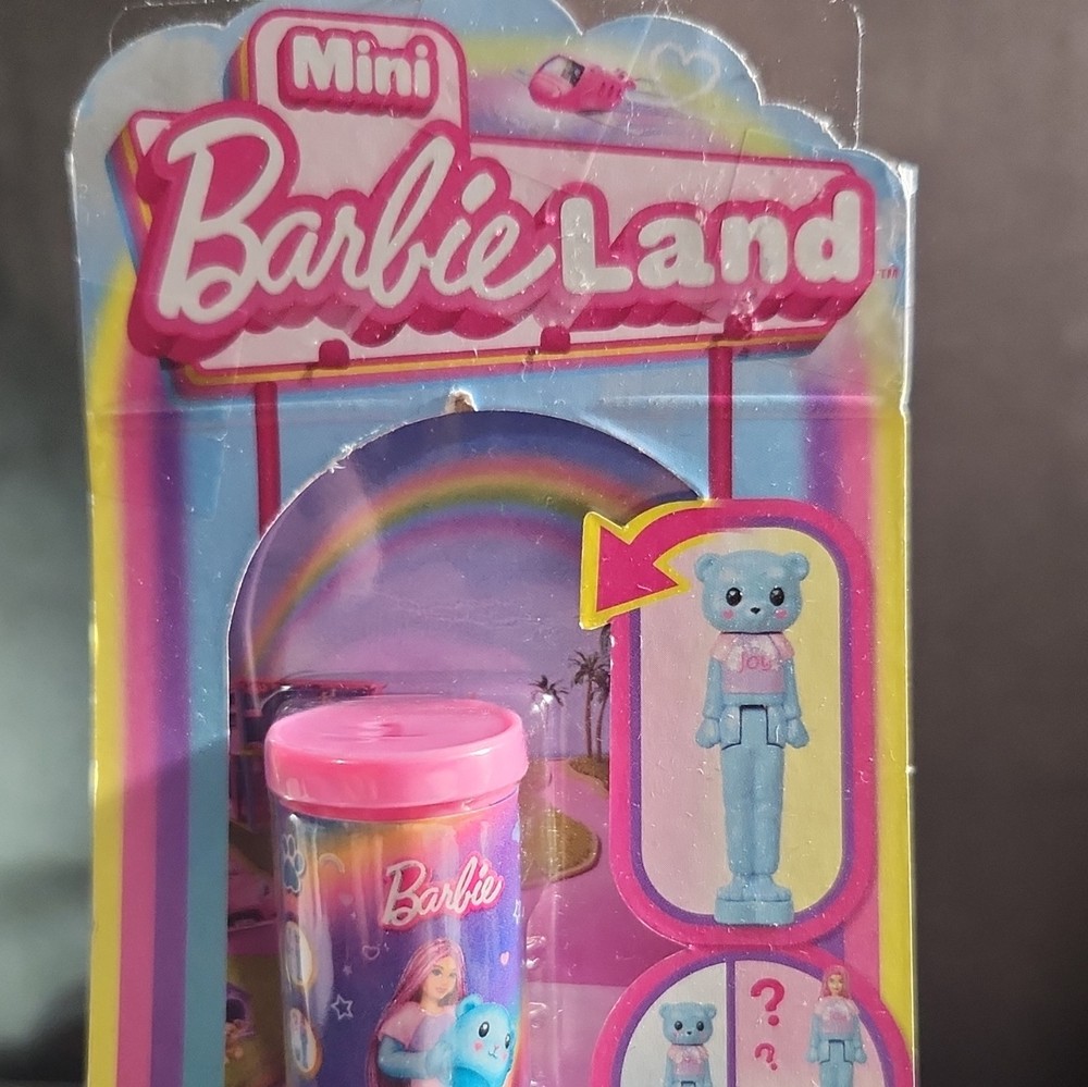 Mini BarbieLand Figures Set of 3, 1.5-inch Dolls Miniature Figurines