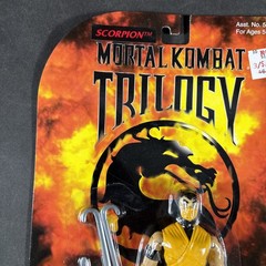 SCORPION MORTAL KOMBAT TRILOGY ACTION FIGURE TOY ISLAND VINTAGE NEW 1996 VIDEO