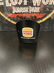 Jurassic World 1997 Burger King Paper Drink Cup & French Fry Holder (1) of Each