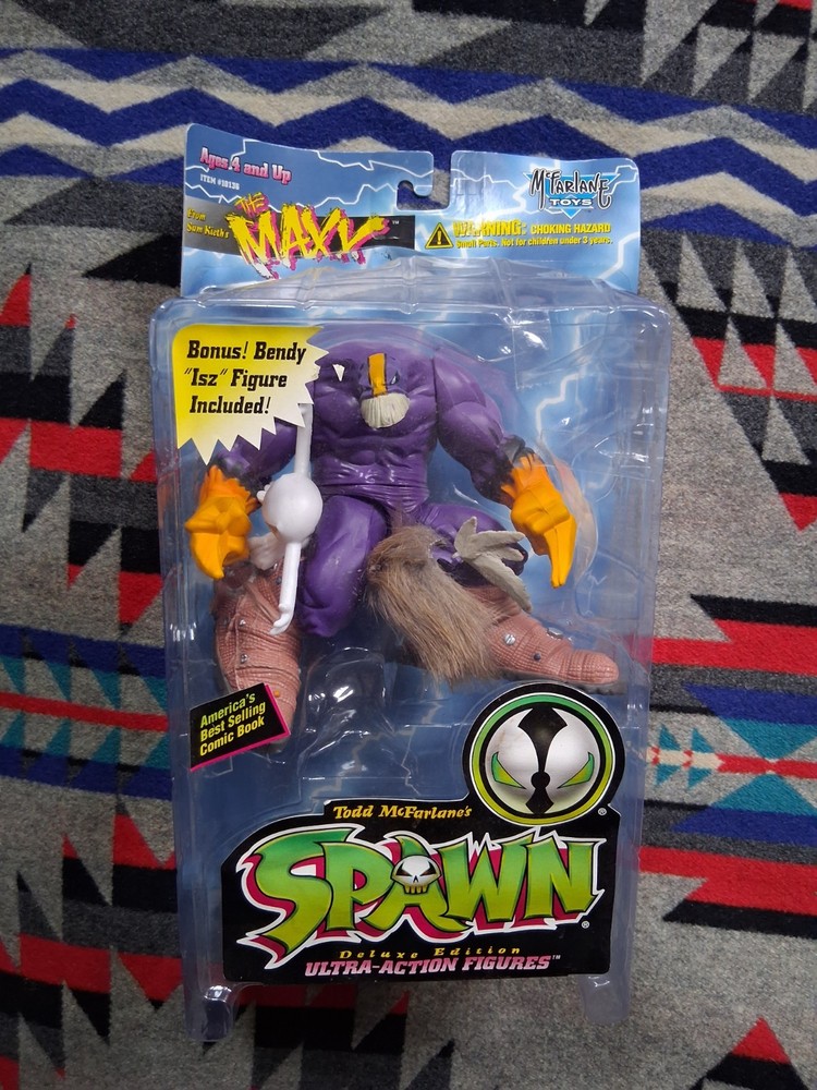 Vtg The Maxx McFarlane Toys 1996 New Damaged Package Iz Spawn 4 Sam Keith