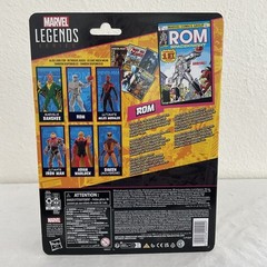 Hasbro Marvel Legends Series Rom #1 1979 Spaceknight 6″ Figure W/ Comic Prop New
