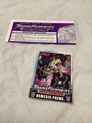 Transformers Armada Nemesis Prime w/ Run-Over. 100% complete (Hasbro 2003)