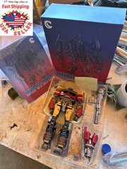 NEW BOX Lucky Cat MVP-01 Atlas AUTOBOT TRANSFORMER MOVIE 7 Op timus prim 25CM US
