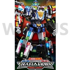 MINIFORCE Super Cops JUSTICE TITAN & CAPTAIN COMMANDER Set Transformer Robot Toy