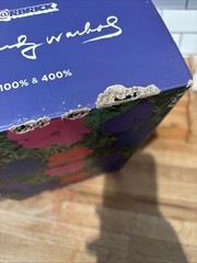Medicom BE@RBRICK Andy Warhol Flowers 100% 400% Bearbrick Figure Set READ