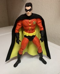 Custom Mcfarlane Batman Robin Tim Drake Wired Cape dc multiverse not fIGURE