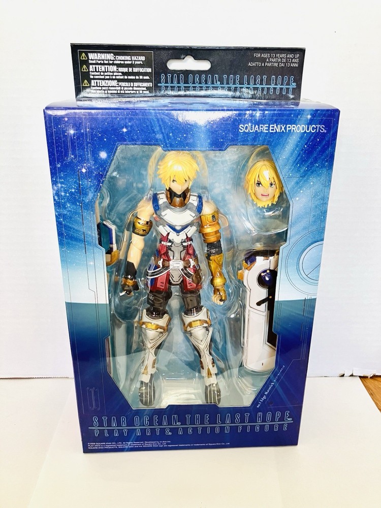 Square Enix Play Arts Edge Maverick 8in Figure New 2009 Star Ocean Last Hope