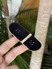 Hana Anime 34mm Fingerboard Deck Joycult Wheels (Missing 1 Bearing) Blackriver