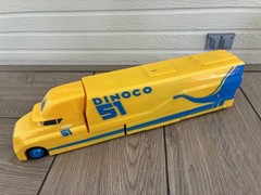 Disney Pixar Cars Cruz Ramirez #51 Dinoco Transporter Hauler Semi Truck Play Set