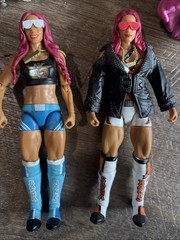 Wwe Women’s Wrestling Figure Lot. Sasha, Becky Lynch, Charlotte Flair, Bailey