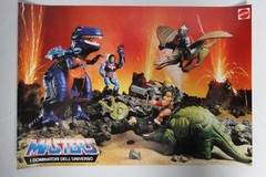 RARE original He-man Poster Italy Masters of the Universe Tyrantisaurus Rex