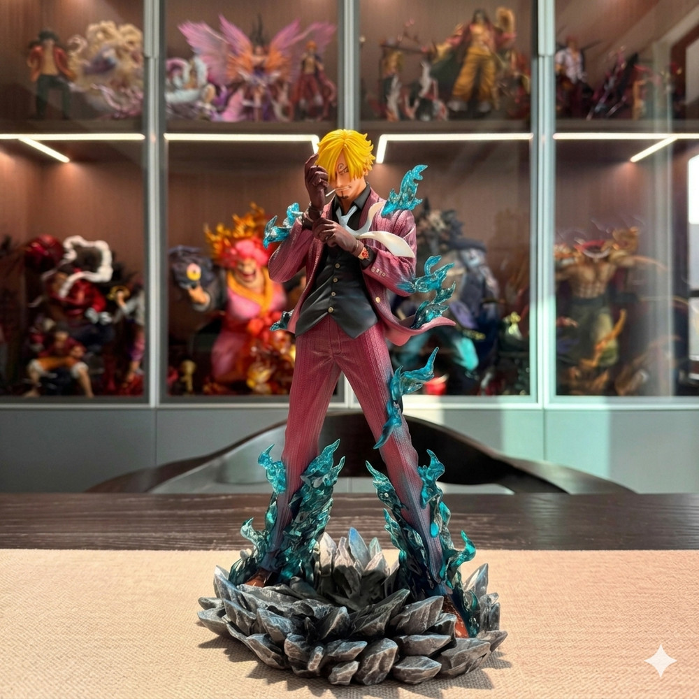 25cm/9.84in Anime ONe piece Sanji Action Figure – High-Quality PVC