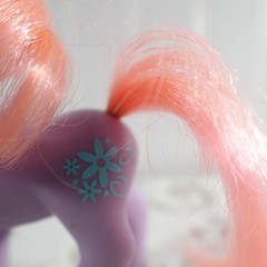 Hasbro My Little Pony G2 Petal Blossom Purple Pony Pink Hair 1997