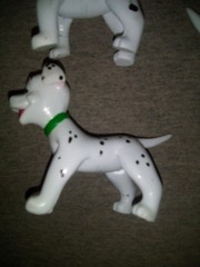 Vintage Justoys Bend-Ems 101 Dalmatians 6-Piece Gift Set: Bendable Figures