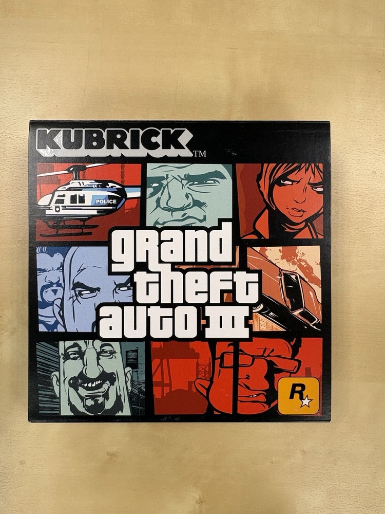 Grand Theft Auto 3 SEALED Kubrick Figure Set Medicom Toys GTA 3