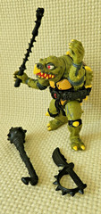 Vtg 1991 TMNT Tokka Figure 100% COMPLETE Playmates Ninja Turtles Secret of Ooze