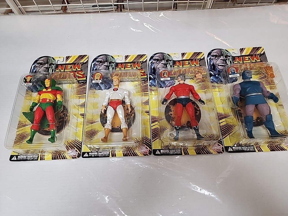 DC Direct New Gods Series 1 Mr. Miracle Lightray Orion Darkseid Complete Series
