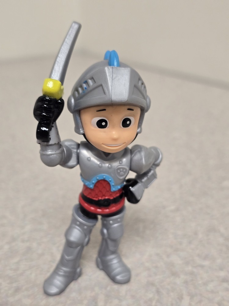 Paw Patrol Rescue Knights Castle Ryder 4″ Action Figure/Toy Armor Spin Master