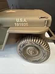 Hasbro GI Joe 12″ WWII 1941 Jeep Willys US Army 1:6 Scale W/ Turret Gun (2001)