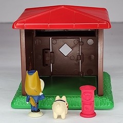 2001 Animal Crossing Let’s Make a Forest Post Office Figure Furniture Lot of 3
