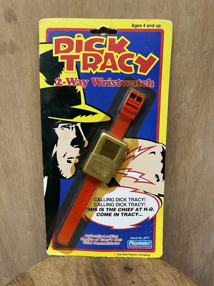 Dick Tracy 2-Way Wristwatch •New in Package Toy Playmates No. 5771 Disney