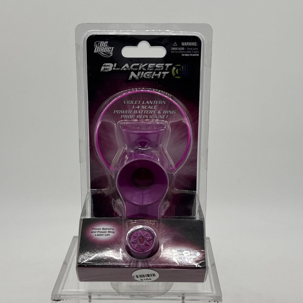 DC Blackest Night Violet Lantern 1:4 Scale Power Battery & Ring Prop Replica Set