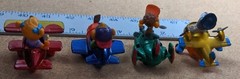 Vintage DISNEY TAIL SPIN BEARS McDonalds Die Cast Metal Planes Complete Set Of 4