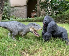 Gemini&Genius King Kong Toys Vastatosaurus Rex Dinosaur World Toys Ponte de pie
